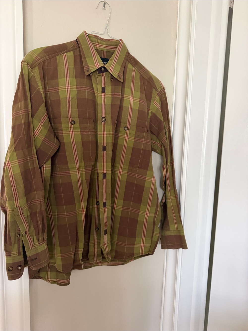 Dick Idol flannel plaid shirt size medium